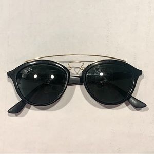 Ray Ban Black/Gold Aviator RB Gatsby 4257 601/71 small